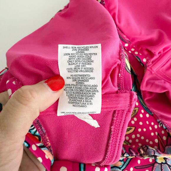[Tabitha Brown] Target Size XL Pink Floral Print Cut Out One Piece Swimsuit - Picture 11 of 12